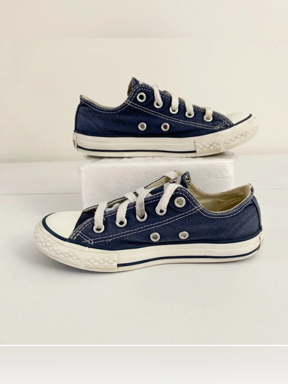 ▪️Converse Kid's Unisex Navy Blue CTAS Sneakers ~ 13